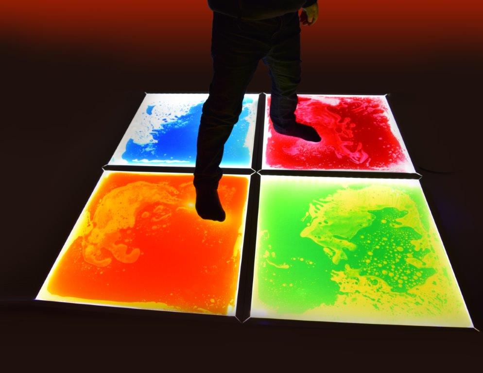 Light Up Liquid Sensory Floor Tiles | Sensory Tiles