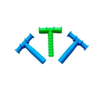 Chewy Tubes T Smooth - Blue | Chews & Oral Motor Chewy Tubes T Smooth - Blue | Chews & Oral Motor