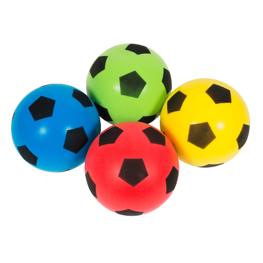 Softy Foam Footballs - 20cm - Set of 4 | Sensory Balls