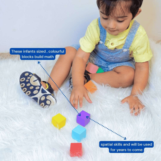 First Blocks - Wooden | Developmental Toys (0-2Years)