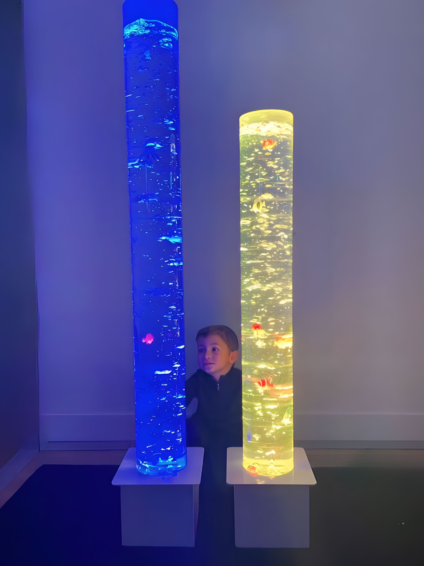 120cm Tube with White Base | Bubble Tubes