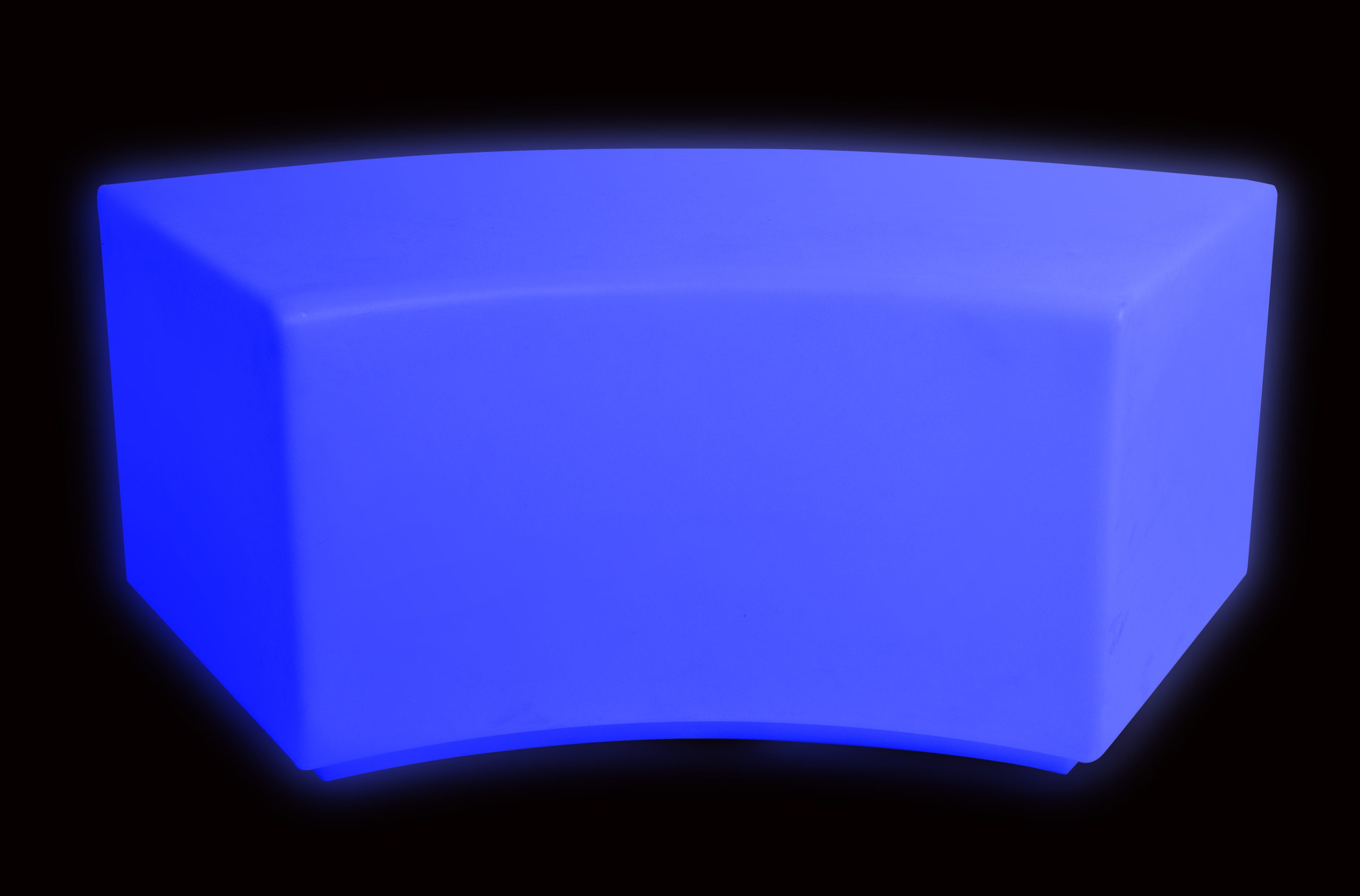 Colour changing mood Curved Bench Seating | Sensory Tools