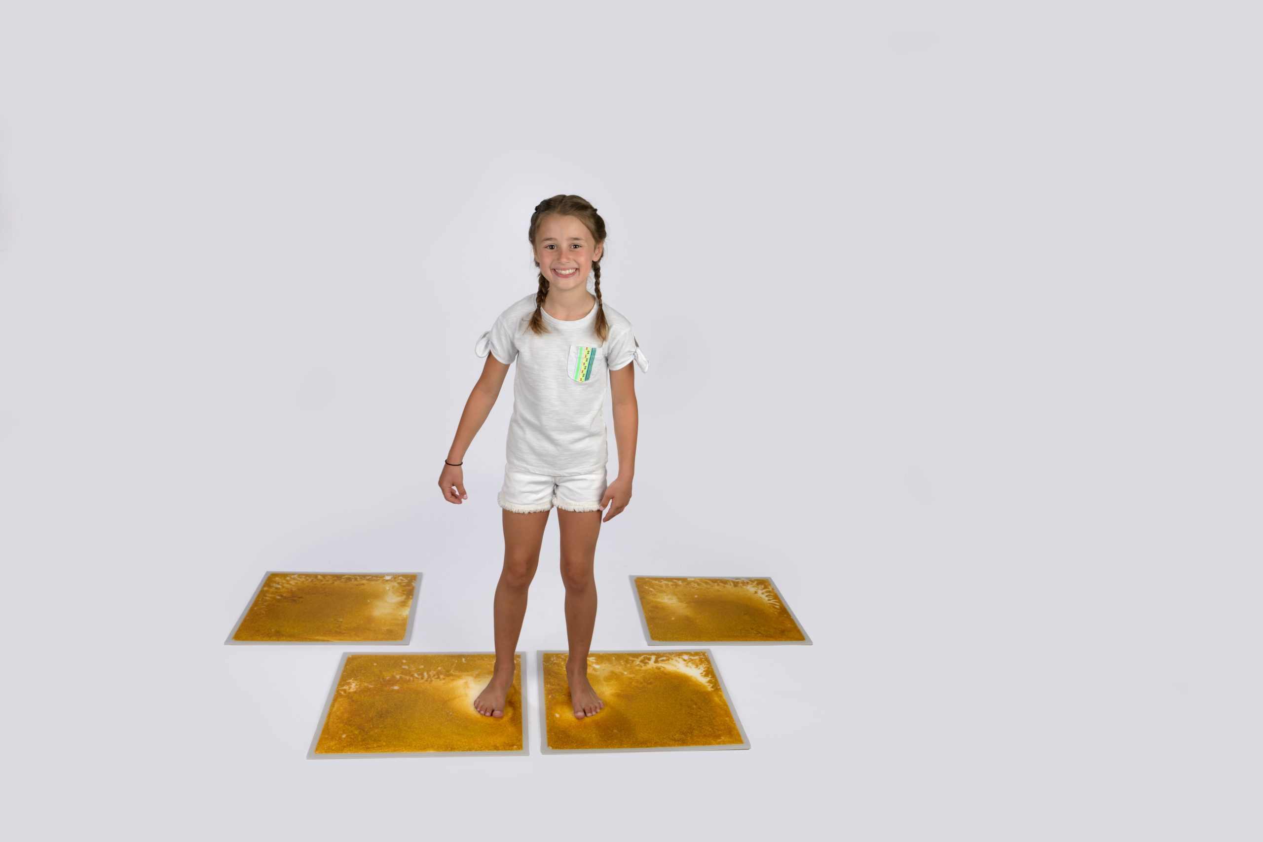 Sensory Liquid Glitter Filled Tiles | Sensory Tiles