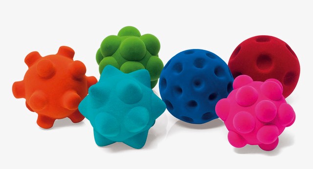 Set of 6 Rubbabu Sensory Balls | Sensory Balls