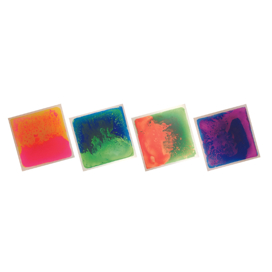 4 x UV Sensory Liquid Floor Tiles | Sensory Tiles
