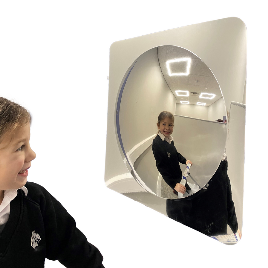 LARGE BUBBLE CONVEX MIRROR SET OF 2 | Sensory Tools