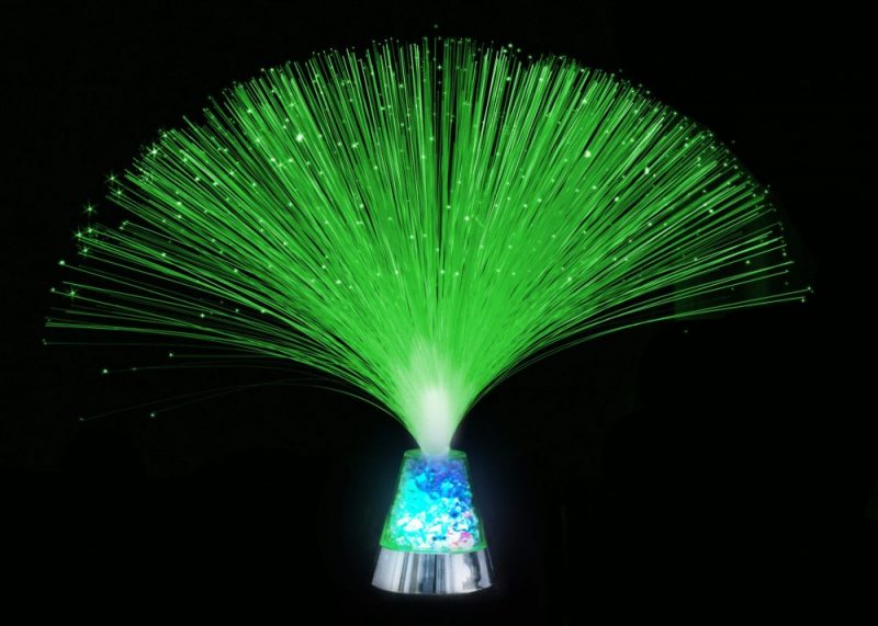 Fibre Optic Spray Lamp – Glitter Base | Fibre Optics