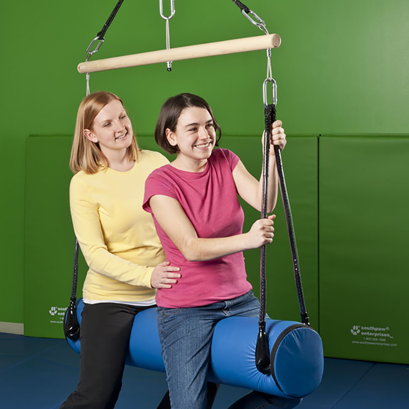 Bilateral Bolster Swing | Vestibular Activities