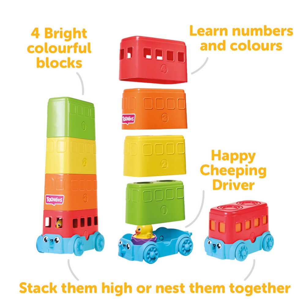 Toomies Stacker Decker Bus | Cognitive Development