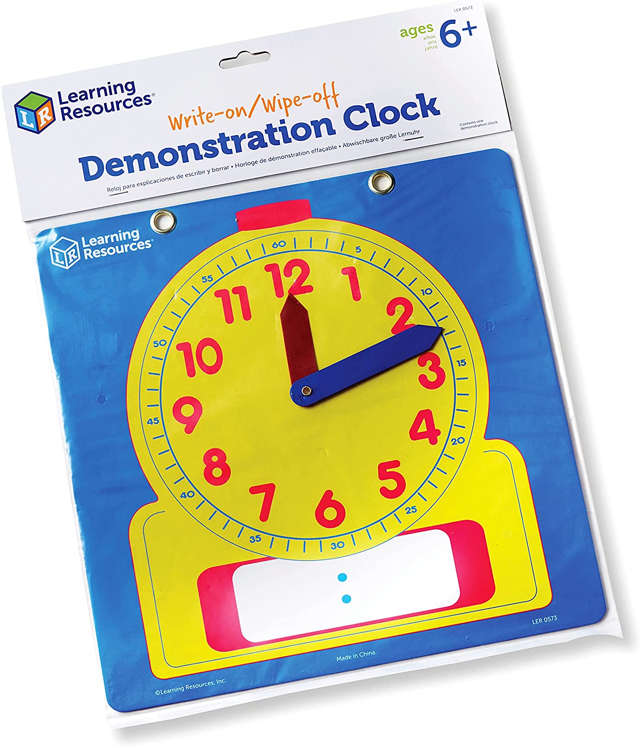 Write ,Wipe Extra Student Clocks, Set of 10 | Phonics and English Activities