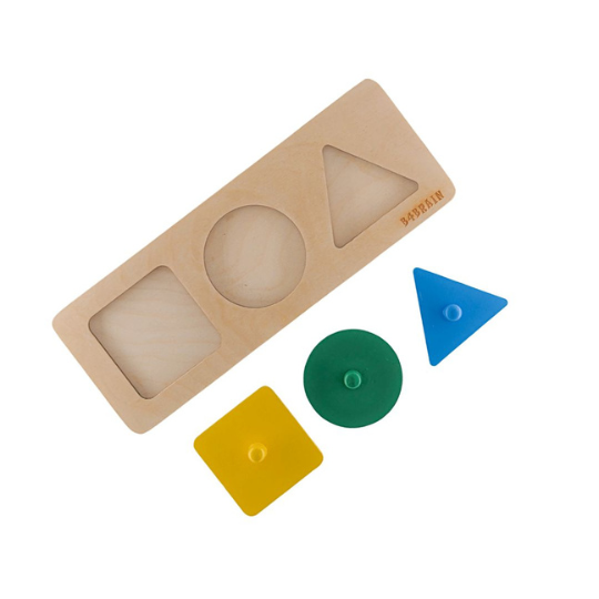 Wooden shape puzzle | Developmental Toys (0-2Years)