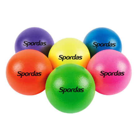 Set of 6 Neon-Colored Foam Balls | Sensory Balls