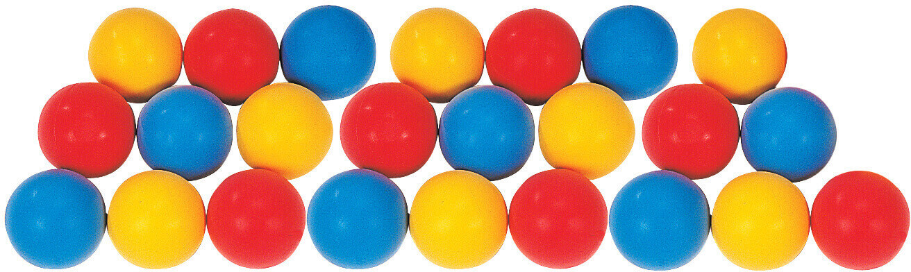 Set of 24 Softy Foam Balls 7cm | PE Equipment