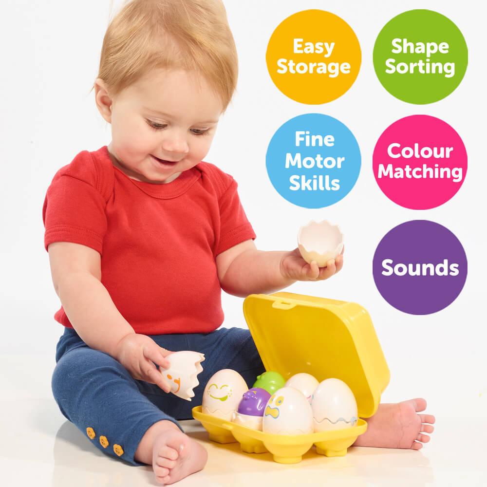 Toomies Hide & Squeak Eggs | Cognitive Development