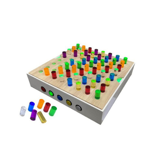 Table Top Panel with coloured Rods | Sensory Tools