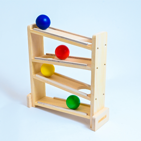 Wooden Ball Tracker Toy for Babies | Developmental Toys (0-2Years)