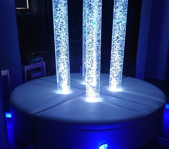 Corner Bubble Tube Kit (Incl. Large Tube, Padded Surround & Bracket) | Pre Packaged Corner Bubble Tube Kit (Incl. Large Tube, Padded Surround & Bracket) | Pre Packaged