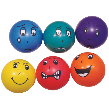 Emotional Faces 18cm - Set of 6 | Emotional Wellbeing