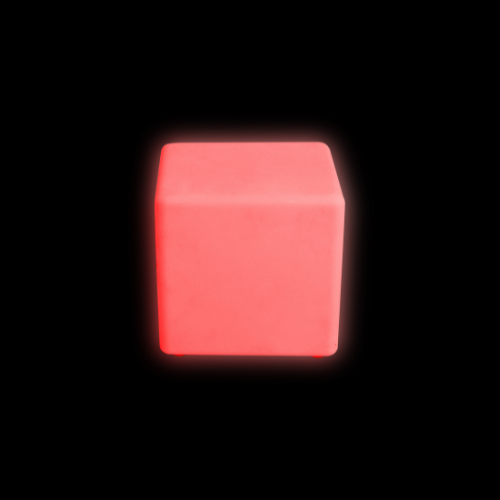 Colour changing mood Cube stool | Sensory Tools