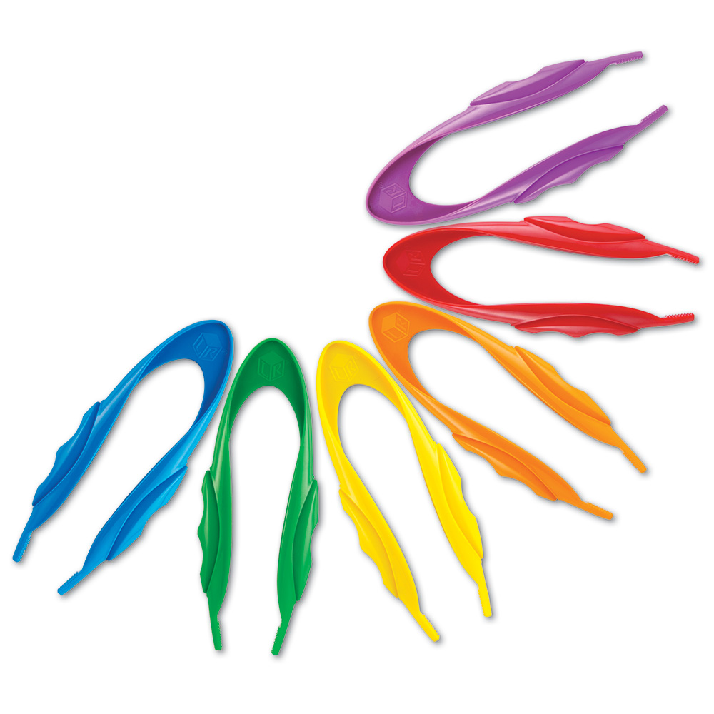 Jumbo Tweezers, Set of 12 | Pencil Grips and Handwriting Assistance