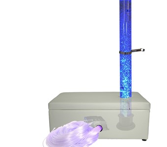 Bubble Tube Kit (Incl. Large Tube, Fibre Optics, Padded Surround & Bracket) | Pre Packaged Bubble Tube Kit (Incl. Large Tube, Fibre Optics, Padded Surround & Bracket) | Pre Packaged