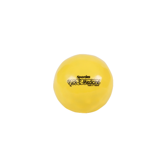 Yuck-E Medicine Balls 1kg, yellow, 12cm | Weighted Products