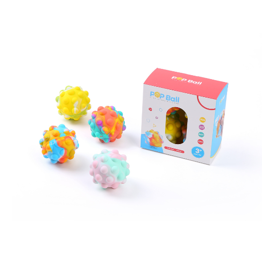 Pop Ball Small (Set of 4) | Fidgets 