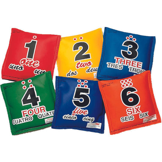 Utility Sequencing Bean Bags Set of 6 colors | PE Equipment