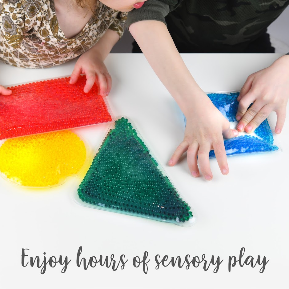 Sensory Soft Bead Filled Squidgy Shapes (Set of 4) | Toys