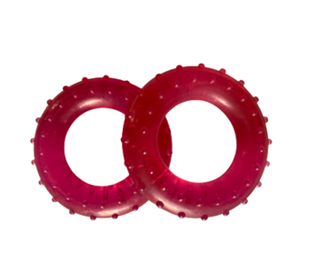Hand Strengthening Textured Rings Pink | Weight & Resistance Hand Strengthening Textured Rings Pink | Weight & Resistance