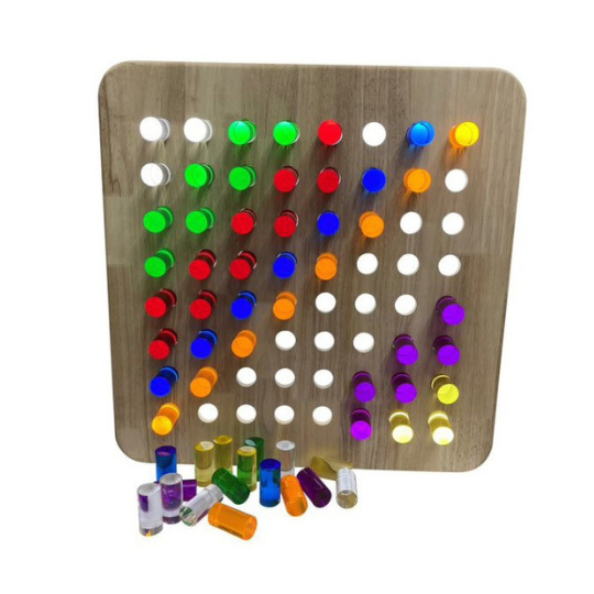 Wall Hanging Sensory Light Panel with Coloured Rods | Sensory Tools