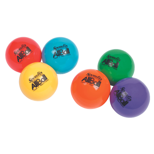 Set of 6 Colored All Balls 7cm | Sensory Balls