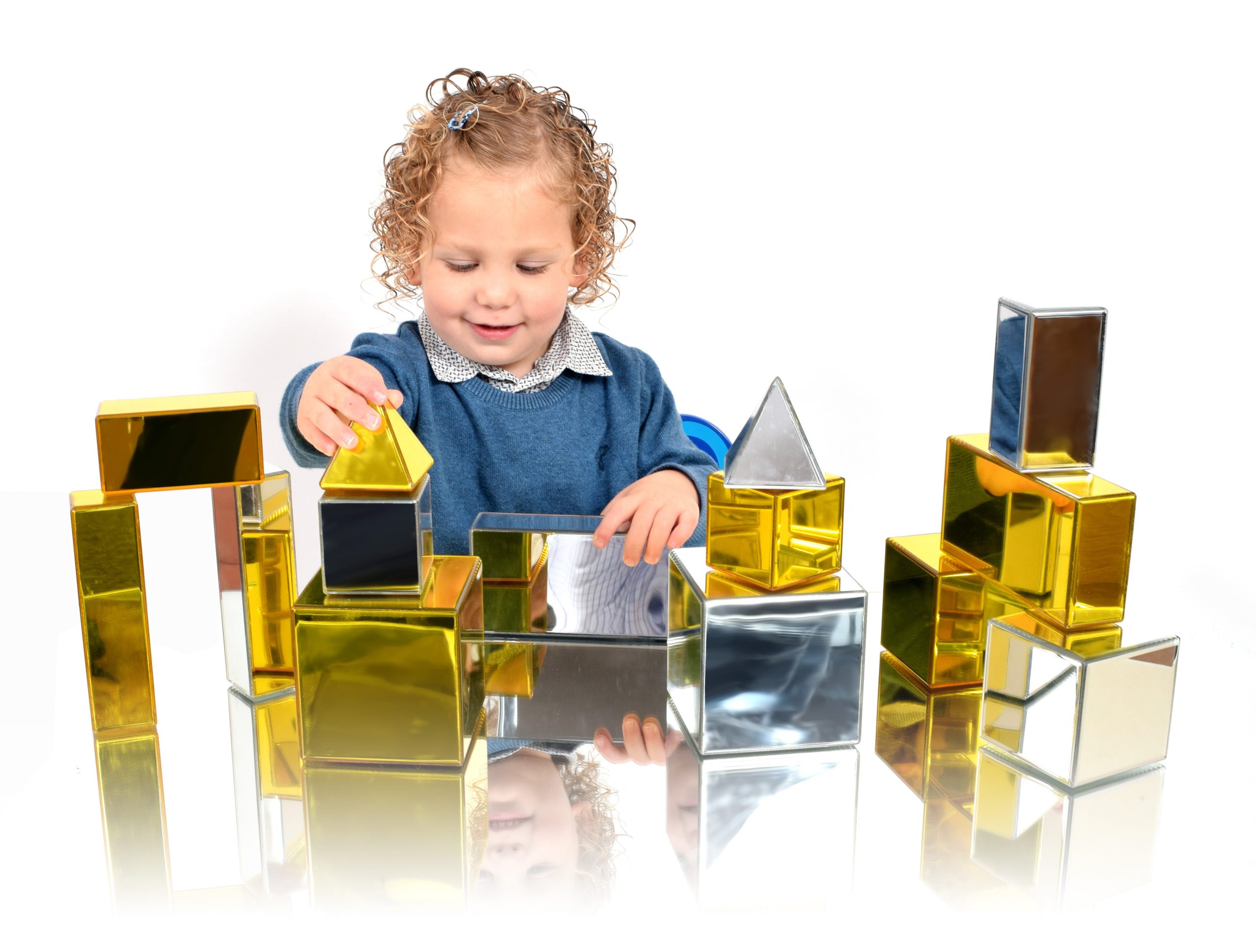 Metallic Building Blocks | Sensory Construction