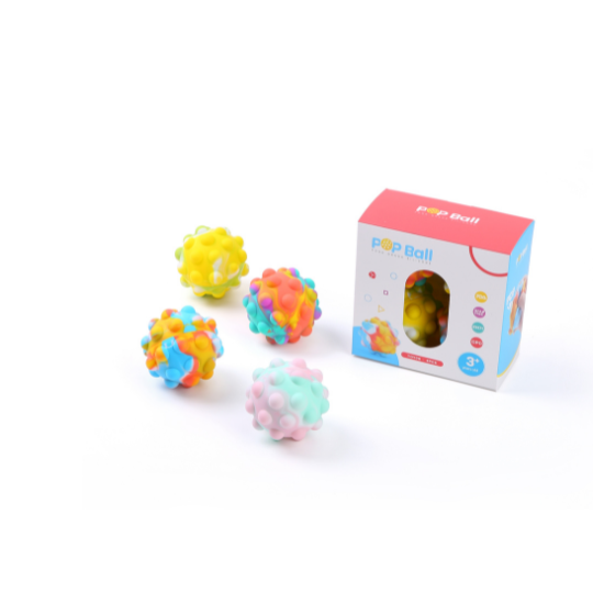 Pop Ball Small (Set of 4) | Sensory Balls