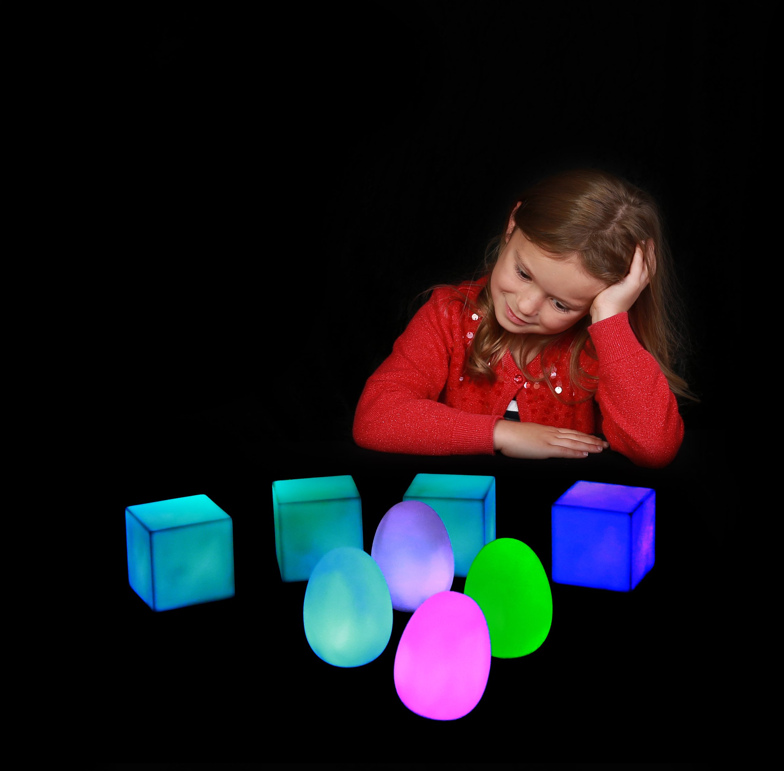 Colour Changing Mood Blocks (pack 4 ) | Sensory Tools