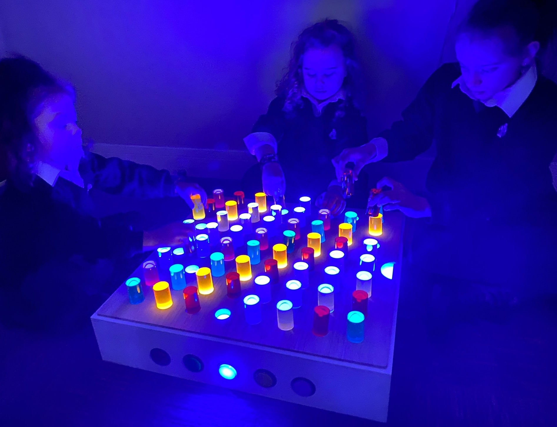 Table Top Panel with coloured Rods | Sensory Tools