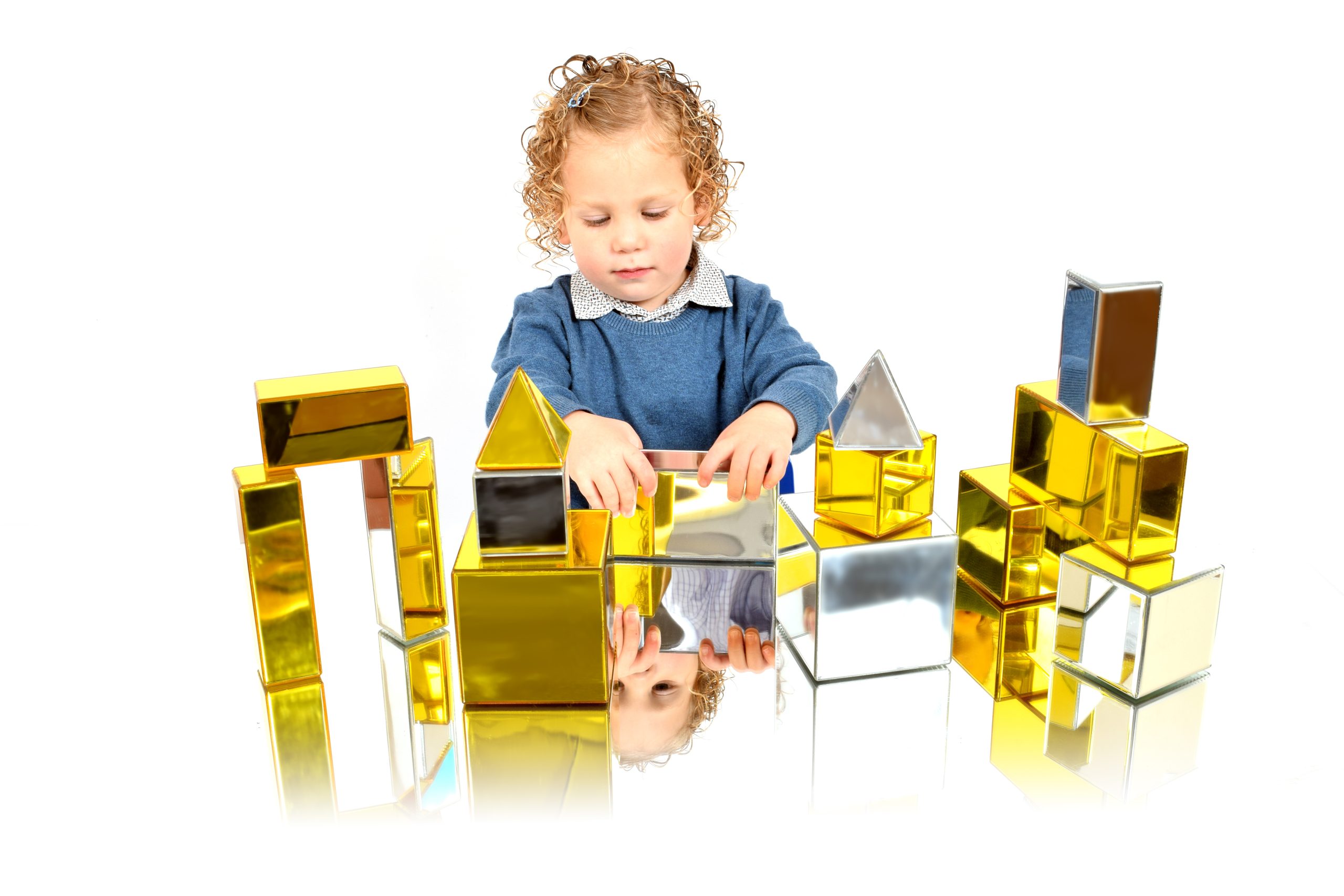 Metallic Building Blocks | Sensory Construction