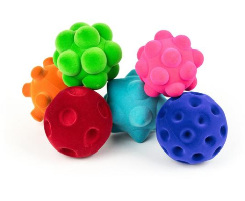 Set of 6 Rubbabu Sensory Balls | Sensory Balls