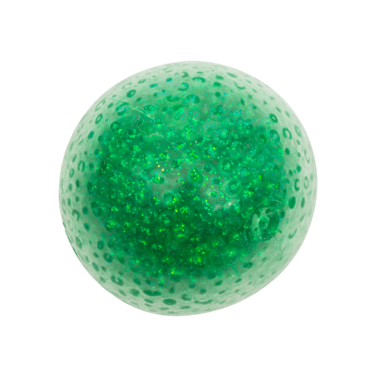 Set of 12 Glitter Bead Squishy Balls | Sensory Balls