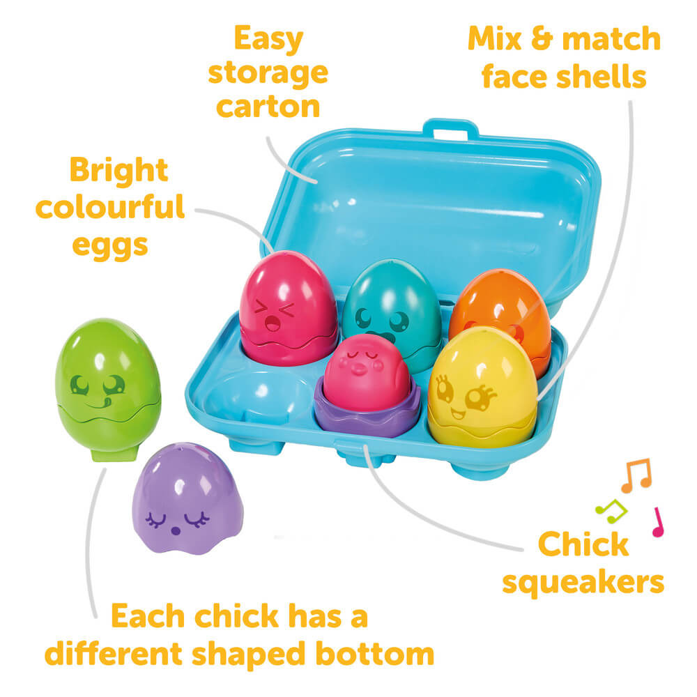 Toomies Hide & Squeak Bright Chicks | Cognitive Development