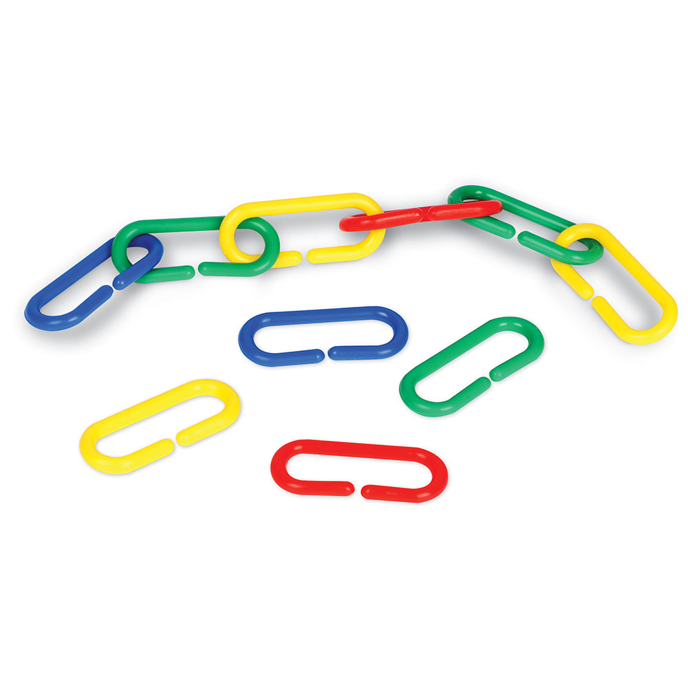 Link ‘N’ Learn® Links, 4 Colours, Set of 500 | Motor Skills