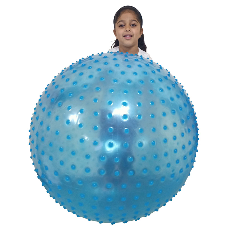 Large Textured Therapy Sensory Ball, Blue – 67cm | PE Equipment