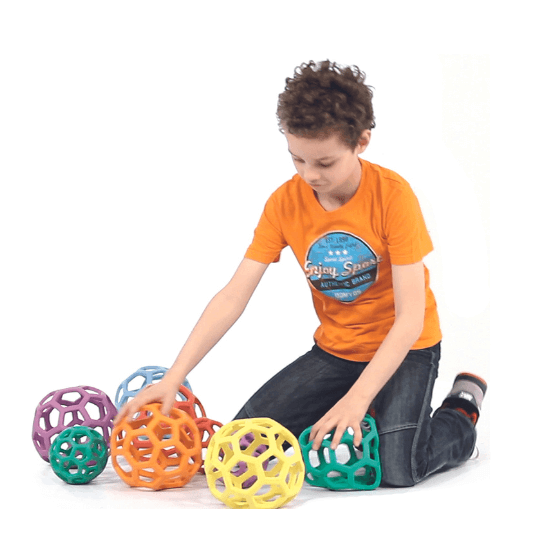 Grab balls 9cm, Set of 6 colors | Sensory Balls