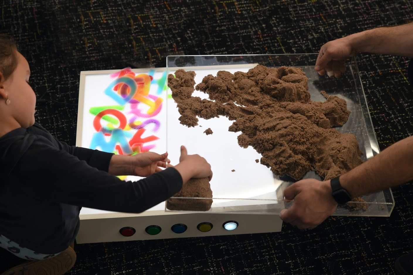 Light Table with Sand Table Top | Interactive Panels